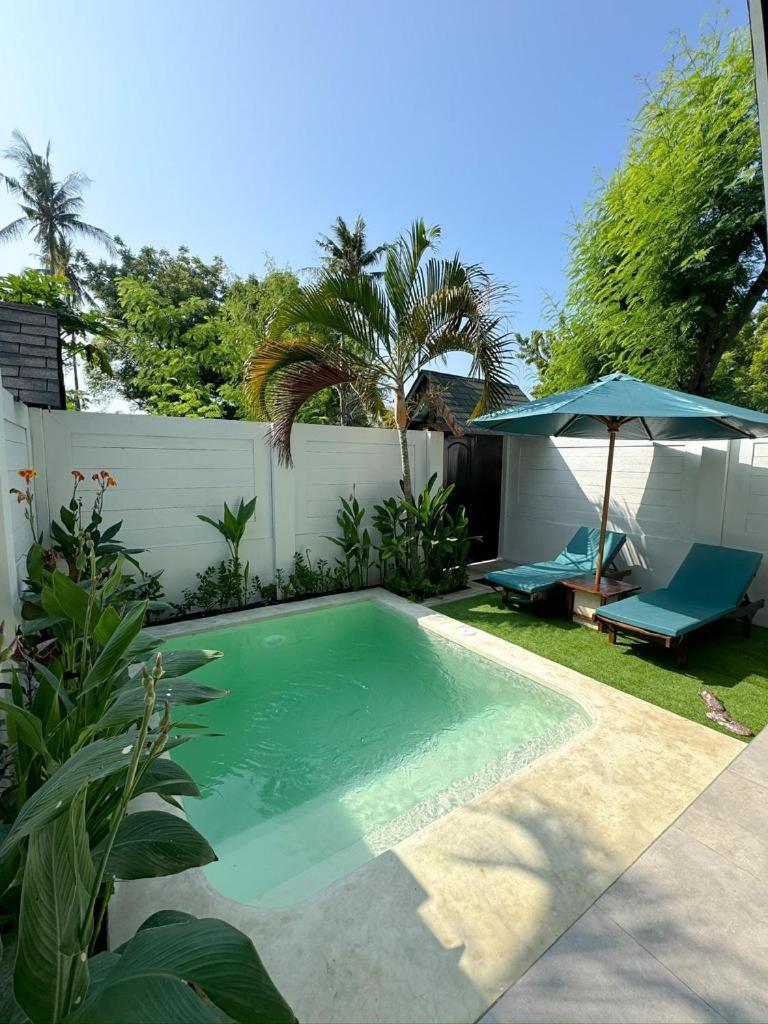 Atties Villa Gili Air Exterior foto